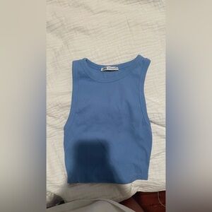 Blue Zara tank top Super cute